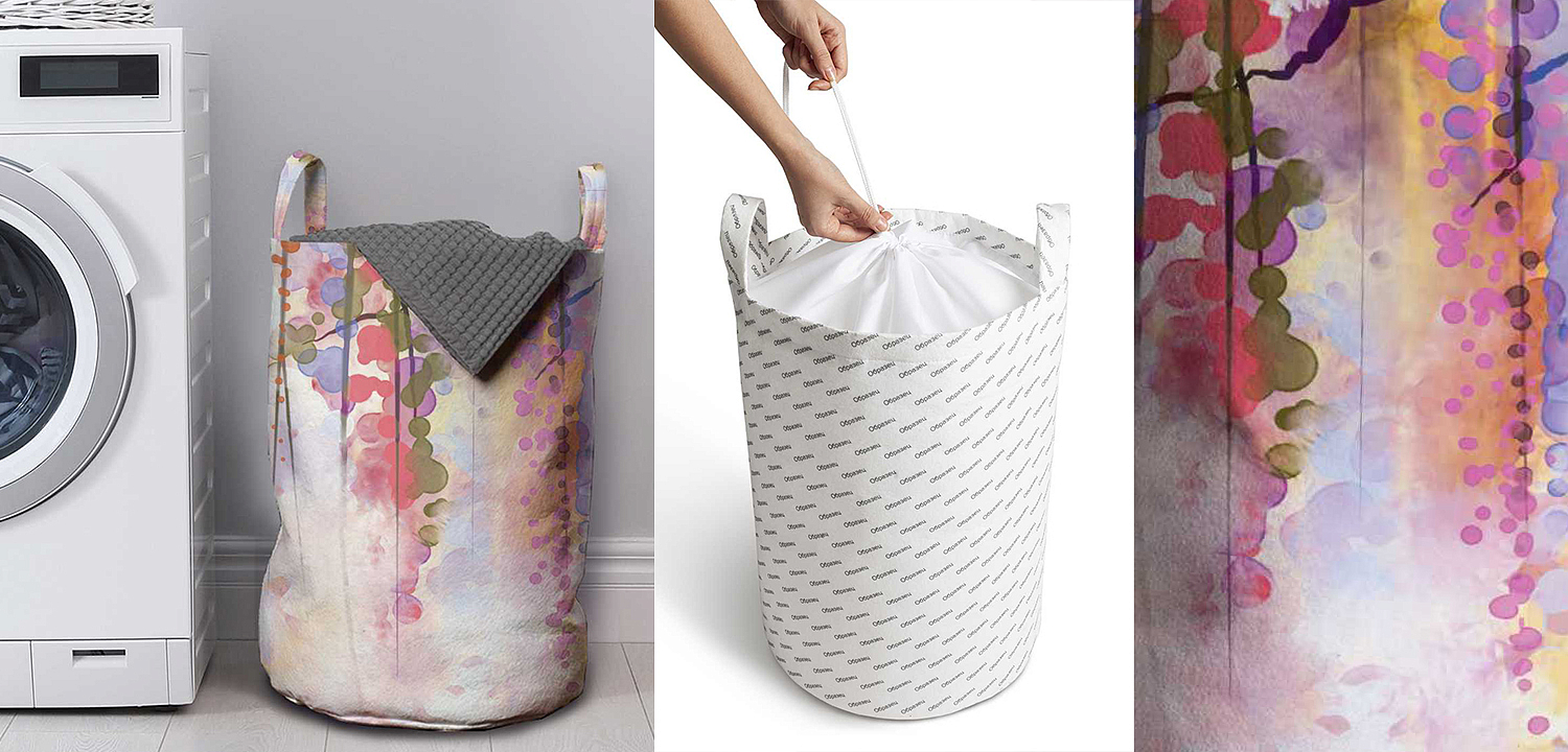 Корзина Purple Watercolor Basket Корзина Purple Watercolor Basket - Loft-Concept в Барнауле