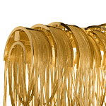 Люстра подвесная с металлическими цепочками и изогнутыми металлическими дугами 72 см Atlantis Chain варинант исполнения - 20 | Loft Concept в Барнауле