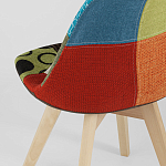 Стул с обивкой в стиле пэчворк Arvika варинант исполнения - 6 | Loft Concept в Барнауле