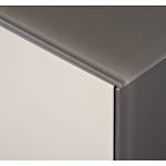 Комод со стеклянной столешницей и с выдвижными ящиками Minimalist Accent варинант исполнения - 3 | Loft Concept в Барнауле