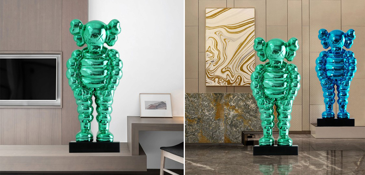 Статуэтка KAWS Bowed Down Green on stand Статуэтка KAWS Bowed Down Green on stand - Loft-Concept в Барнауле