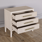 Тумба Primo  с тремя ящиками шпон Светлый дуб варинант исполнения - 4 | Loft Concept в Барнауле