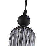 Подвесной светильник с рифленым стеклянным плафоном цилиндрической формы ARTICOLO варинант исполнения - 2 | Loft Concept в Барнауле