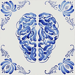 Плитка с узором Мозг варинант исполнения - 2 | Loft Concept в Барнауле