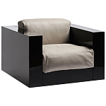 Дизайнерское кожаное кресло Poltronova Saratoga Armchair варинант исполнения - 2 | Loft Concept в Барнауле