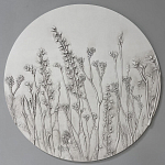 Панно Серые цветы варинант исполнения - 1 | Loft Concept в Барнауле