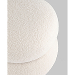 Пуф Полли S тедди белый варинант исполнения - 4 | Loft Concept в Барнауле