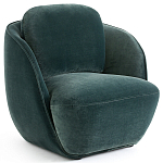 Полукруглое мягкое кресло Halle Green Armchair варинант исполнения - 2 | Loft Concept в Барнауле