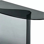 Консоль дымчатого цвета с изогнутым основанием Arabesque варинант исполнения - 1 | Loft Concept в Барнауле