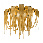 Бра с металиическими цепочками и дугообразными элементами Atlantis Chain варинант исполнения - 7 | Loft Concept в Барнауле