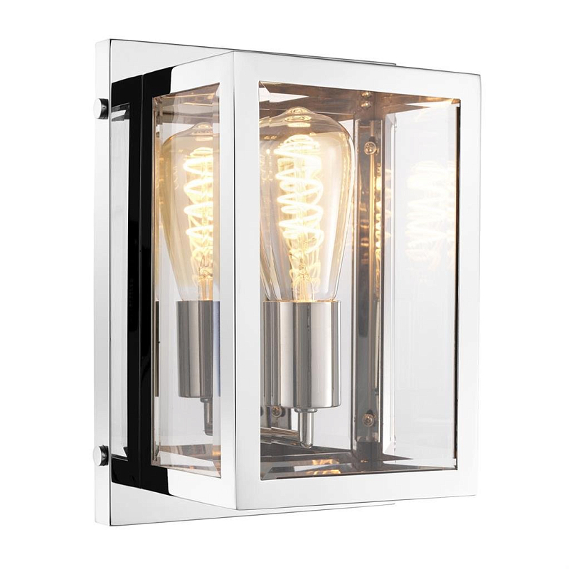 Бра Eichholtz Wall Lamp Odeon Nickel Никель Прозрачное Стекло Бра Eichholtz Wall Lamp Odeon Nickel Никель Прозрачное Стекло в Барнауле | Loft Concept