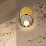 Бра с каменным диском в металлической раме Sandstone Painting варинант исполнения - 5 | Loft Concept в Барнауле