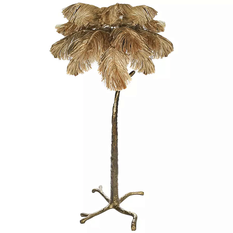 Торшер в виде пальмы Palm Tree Design Золотой Черный Торшер в виде пальмы Palm Tree Design Золотой Черный в Барнауле | Loft Concept
