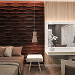 Гипсовая 3D панель с принтографией PM-03 варинант исполнения - 2 | Loft Concept в Барнауле