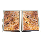 Портсигар на 10 сигарет с газовой зажигалкой из натурального камня Авантюрин Stone Cigarettes Cases варинант исполнения - 4 | Loft Concept в Барнауле