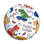 Пуф детский круглый с принтом Dinosaurs CHILDHOOD варинант исполнения - 3 | Loft Concept в Барнауле