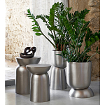 Приставной стол из алюминиевого сплава Meskill Side Table варинант исполнения - 9 | Loft Concept в Барнауле