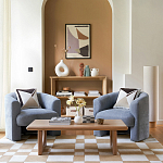 Стол журнальный из массива и шпона дуба Oak Essence Carden варинант исполнения - 6 | Loft Concept в Барнауле