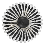 Потолочный светильник круглый с стеклянными бусинами Uniformity варинант исполнения - 1 | Loft Concept в Барнауле