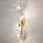 Бра Lots of transparent lotuses варинант исполнения - 3 | Loft Concept в Барнауле