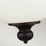 Подвесной светильник с белым стеклянным плафоном в форме шара на цепи Feiss варинант исполнения - 5 | Loft Concept в Барнауле