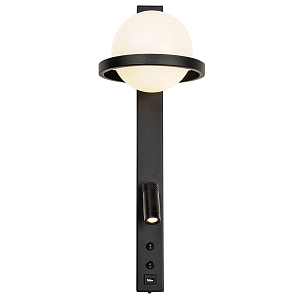 Бра Поворотный спот Pots light Черный