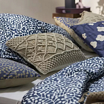 Постельное белье темно-синего цвета с рисунком Blossom Essence Sophie варинант исполнения - 6 | Loft Concept в Барнауле