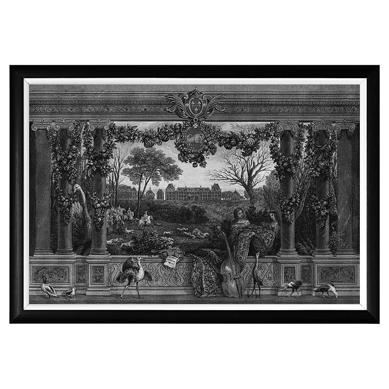 Постер Monceau Palace Poster Черный Белый Постер Monceau Palace Poster Черный Белый в Барнауле | Loft Concept