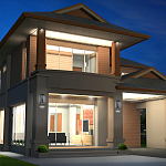 Настенный фонарь уличный прямоугольный черного цвета со стеклом с пузырьками Eurofase варинант исполнения - 6 | Loft Concept в Барнауле