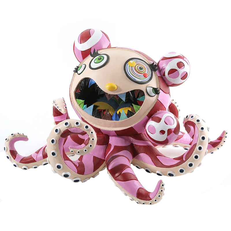 Статуэтка в виде осьминога Takashi Murakami Розовый Мульти Статуэтка в виде осьминога Takashi Murakami Розовый Мульти в Барнауле | Loft Concept