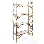 Стеллаж металлический с птичками Primavera варинант исполнения - 2 | Loft Concept в Барнауле