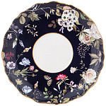 Чайный набор из фарфора темно-синий с рисунком цветов на 6 персон 12 предметов 280 мл Garden Whisper Porcelain Set  варинант исполнения - 2 | Loft Concept в Барнауле