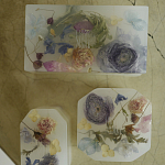Шкатулка из эпоксидной смолы с цветами белая Epoxy Resin Flowers Box White варинант исполнения - 3 | Loft Concept в Барнауле