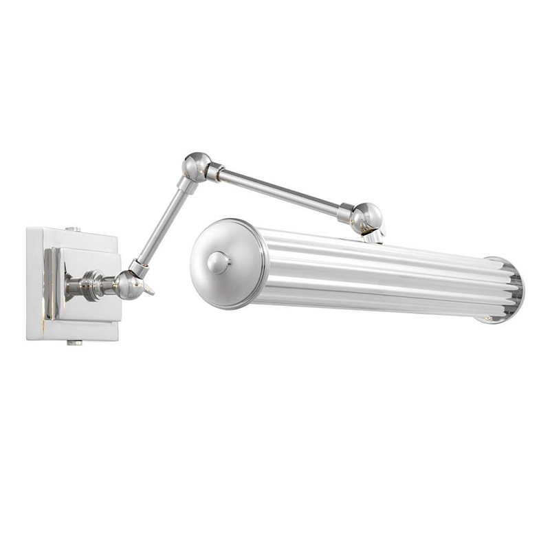 Бра Eichholtz Wall Lamp Luca L Nickel Никель в Барнауле | Loft Concept 