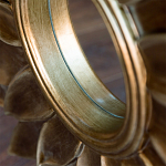 Зеркало-солнце с золотыми с лучами Rays of Peace варинант исполнения - 2 | Loft Concept в Барнауле