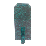 Часы погон ВС подарочные настольные из натурального камня Змеевик Military Clock варинант исполнения - 15 | Loft Concept в Барнауле