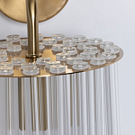 Бра с круглым основанием и длинными прозрачныи стеклянными трубками Nembus варинант исполнения - 4 | Loft Concept в Барнауле