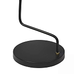 Торшер на изогнутом основании в сочетании черного и золотистого цвета Stable Base варинант исполнения - 4 | Loft Concept в Барнауле