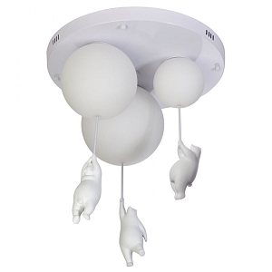 Потолочный светильник Teddy Trio мишка на шаре