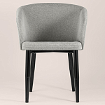 Мягкое кресло на металлических ножках Shaggy Grey варинант исполнения - 3 | Loft Concept в Барнауле