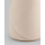 Пуф Loreen со спинкой вращающийся велюр молочный варинант исполнения - 3 | Loft Concept в Барнауле