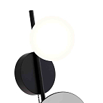 Бра с матовым плафоном в форме шара и зеркальной плоской панелью Lunar Echo  варинант исполнения - 1 | Loft Concept в Барнауле