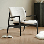 Кресло с каркасом и ножками из древесины и мягкими сиденьем и спинкой Venice варинант исполнения - 6 | Loft Concept в Барнауле