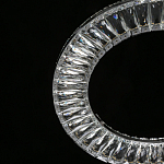 Люстра круглая с прозрачной хрустальной рамкой Maude Crystal Light варинант исполнения - 8 | Loft Concept в Барнауле