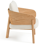 Кресло с каркасом из массива дуба Gallin Chair Boucle варинант исполнения - 3 | Loft Concept в Барнауле