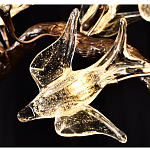 Люстра в виде золотой ветки с цветами и птичками Marvelous Garden варинант исполнения - 11 | Loft Concept в Барнауле