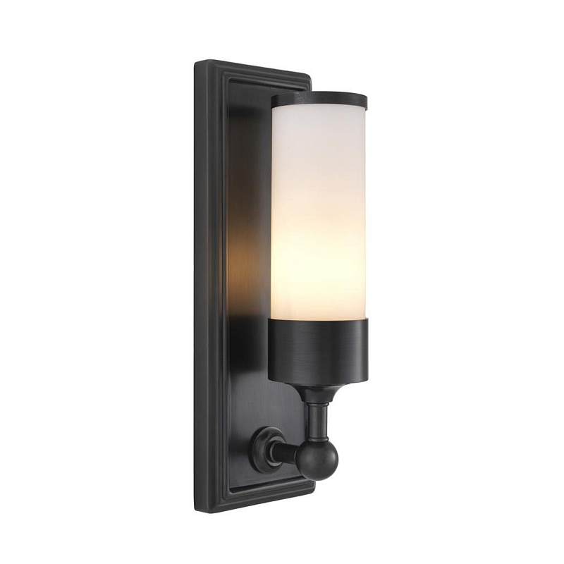 Бра Eichholtz Wall Lamp Valentine Bronze Белый Темная бронза Бра Eichholtz Wall Lamp Valentine Bronze Белый Темная бронза в Барнауле | Loft Concept