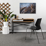 Стол рабочий в стиле лофт с ящиком и нишей для хранения Urban Style Space варинант исполнения - 4 | Loft Concept в Барнауле