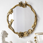 Настенное зеркало в бронзовой раме Eden Garden варинант исполнения - 4 | Loft Concept в Барнауле