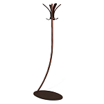 Вешалка коричневая с 4-мя крючками из пластика Curves Hangers варинант исполнения - 1 | Loft Concept в Барнауле